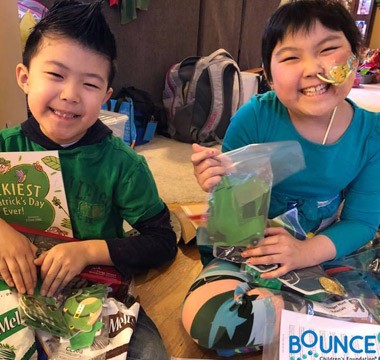 Bounce leverages technology to help children and their families stay connected with their community Children excited
