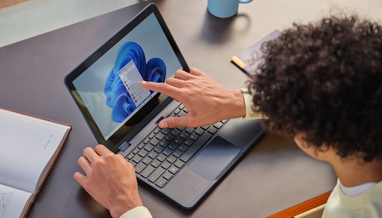 Microsoft in Education webinar K-12 students using Microsoft devices in classroom