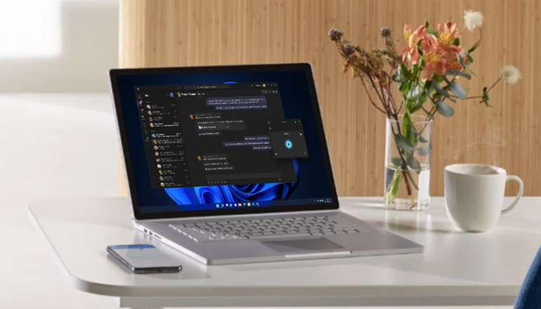 Shield Your Hybrid IT Environment Against Sophisticated Attacks Microsoft Surface laptop lifestyle