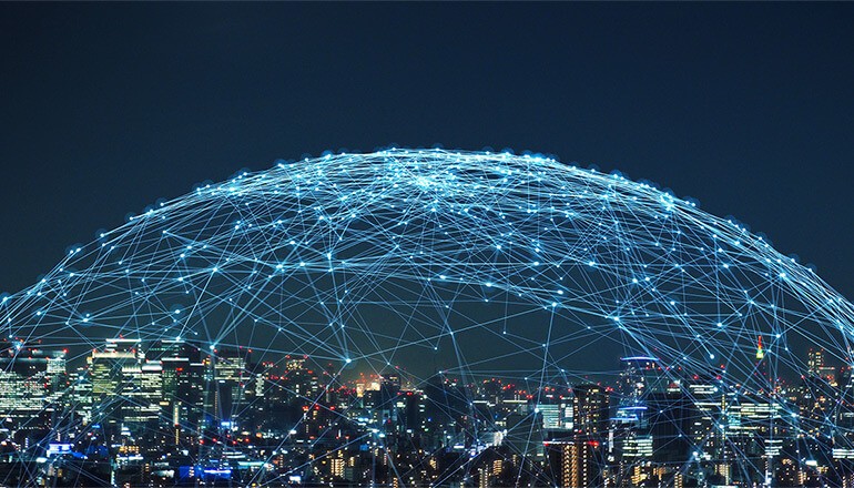 Learn how smart cities build stronger communities by leveraging data insights from technology Smart cities, smart city initiatives, smart city technology concept