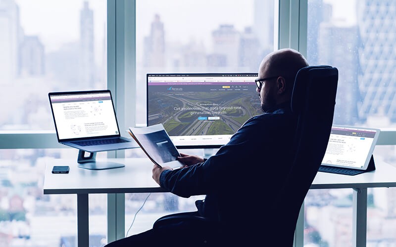 Built for network growth Man working at the office