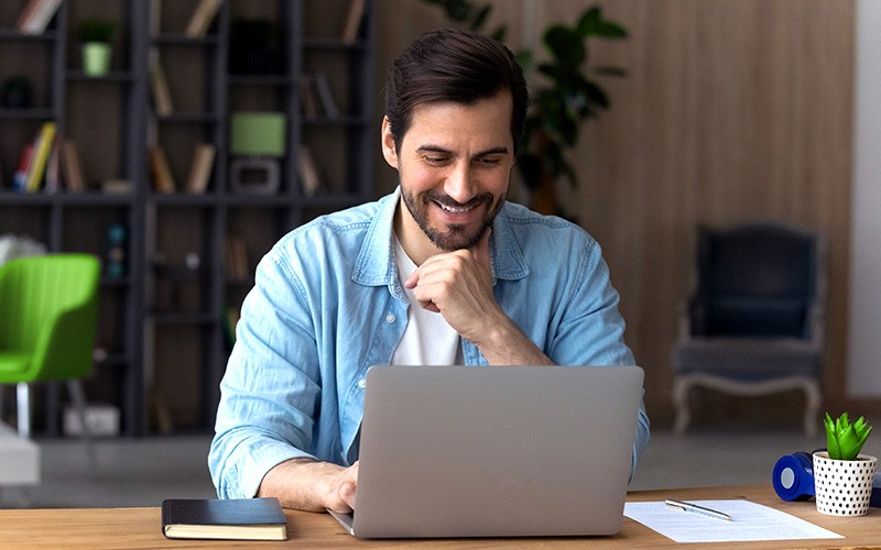 With CallTower, you can bring these strict security rules to your business. Professional using laptop