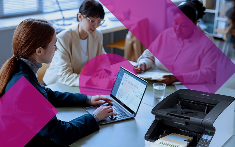 The power of Canon for public sector group of workers at a table