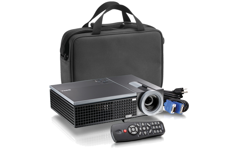 Project a vivid visual experience. Now, you can bring a theater experience to office presentations with Dell business projectors Dell 1510X Projector set