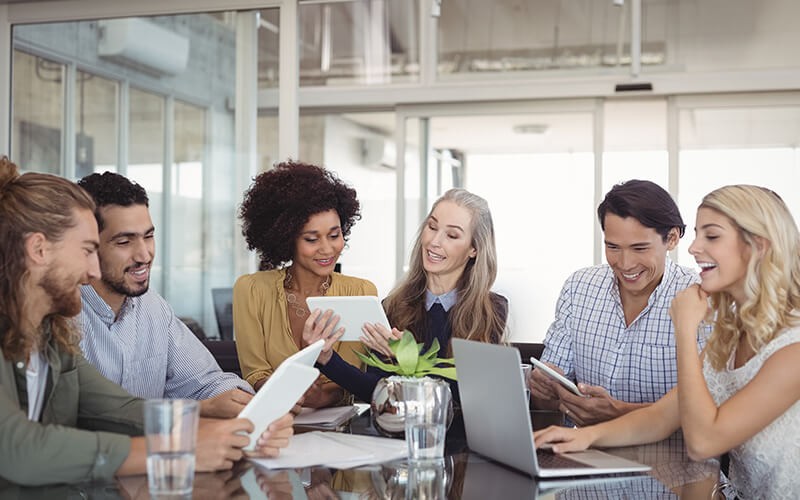 The fast, secure way to sign Teammates working together