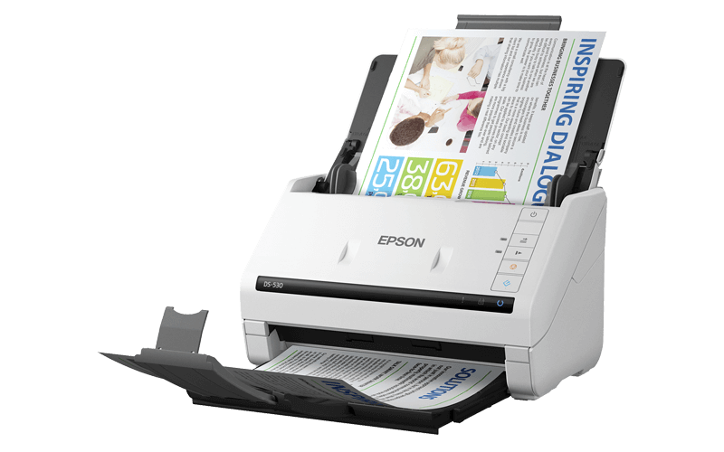 Consolidating your scanner, printer and fax machine into a convenient, all-in-one device Epson DS-530 scanner