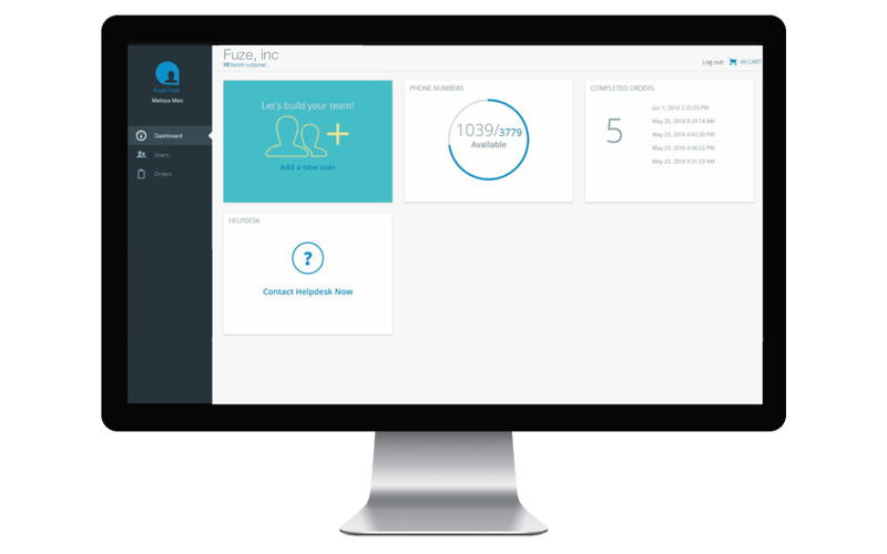 Fuze offers contact center employees access to communications Fuze screenshot of contact center insight