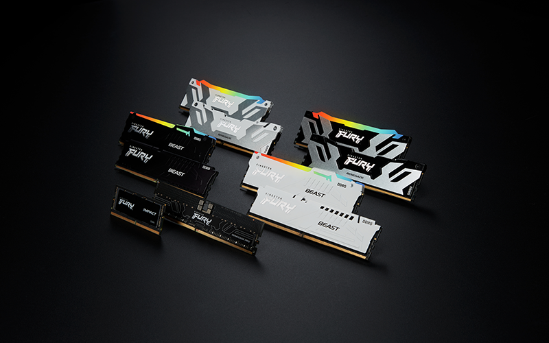 Gaming and PC performance upgrades Kingston FURY memory and SSDs family
