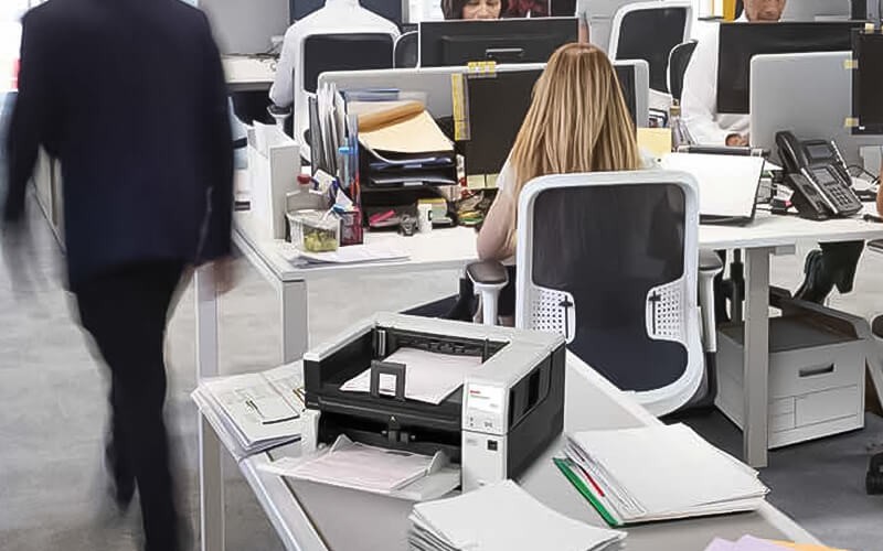 Compact desktop scanning Kodak s2085f scanner