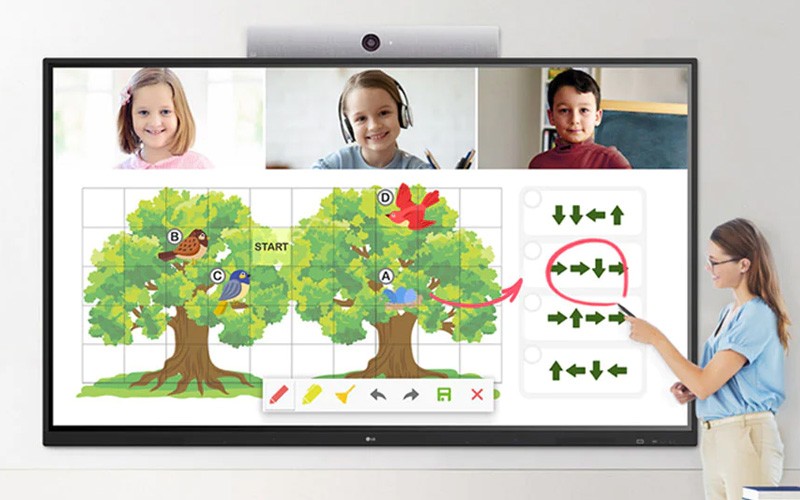 Meet the needs of modern learners with education-specific digital whiteboards LG Createboard
