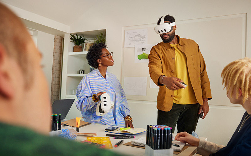 Unlock the full potential of your workspace with Meta Quest 3S. Meta Quest 3S device