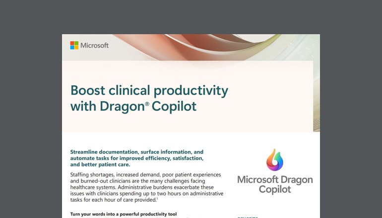 Transform clinical workflows. Thumbnail of asset available to download below