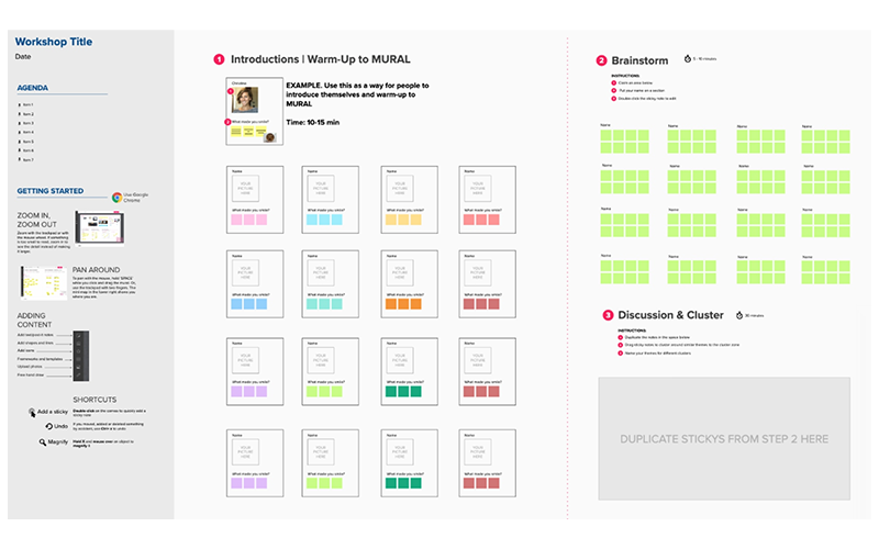Make Host effective, efficient remote workshops engaging with MURAL. Remote workshops with Mural
