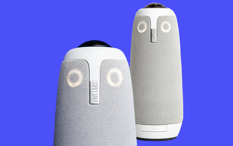 Smart technology in Meeting Owl 3, including a 360-degree conference camera Meeting Owl 3