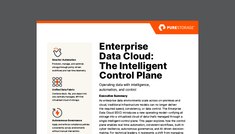 Clear the chaos with Enterprise Data Cloud. Thumbnail of asset available to download below