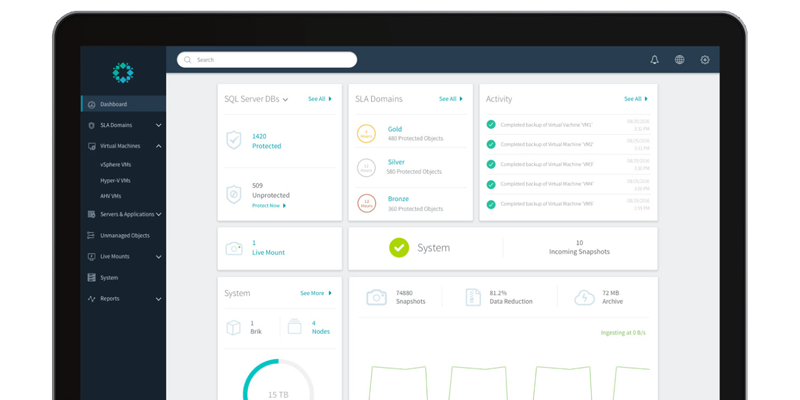 Rubrik Cloud Data Management Rubrik Cloud Data Management platform