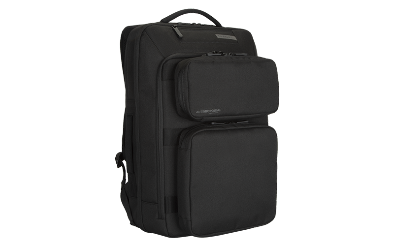 Imagine flexibility, high-capacity, innovative design and antimicrobial protection Targus 15-inch Newport Convertible 2-in-1 tote/backpack product