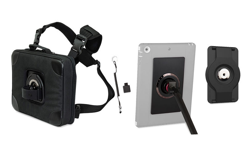 Enabled for on-the-go efficiency, accessories including shoulder straps, tethers, and mounting modules TJF accessories