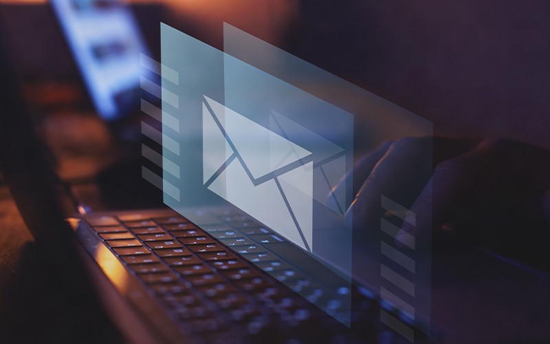 Protect your business data with Insight and VIPRE. Email concept send