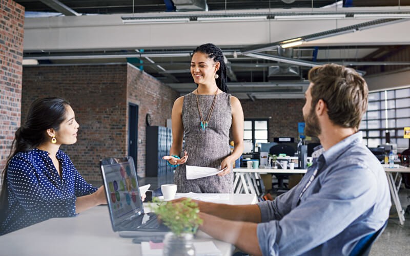 Our goal is to help you make the best buying decisions for your company Group of business professionals evaluate and assess buying decisions